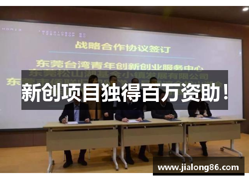 新创项目独得百万资助！